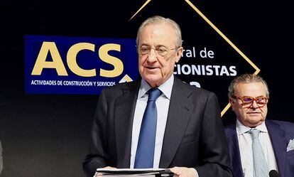 El presidente del Grupo ACS, Florentino Pérez.