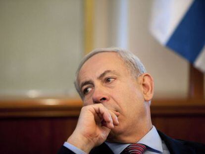 Netanyahu, en una renu&oacute;n de su Gobierno.