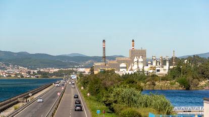 Vista de la planta de Ence en Pontevedra, en una foto de archivo.