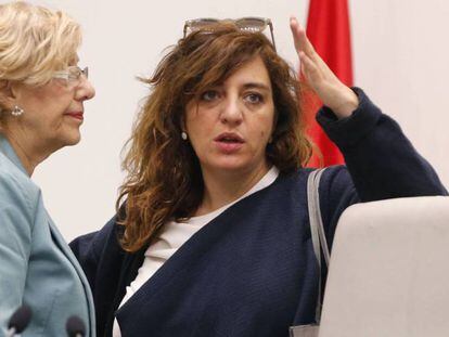 Manuela Carmena y Celia Mayer, en una imagen de archivo.