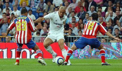 Ronaldo, ante el Atl&eacute;tico en su etapa en el Real Madrid.