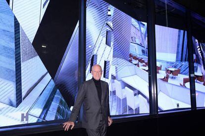 Norman Foster, el pasado 17 de noviembre en la Torre Hearst de Nueva York.