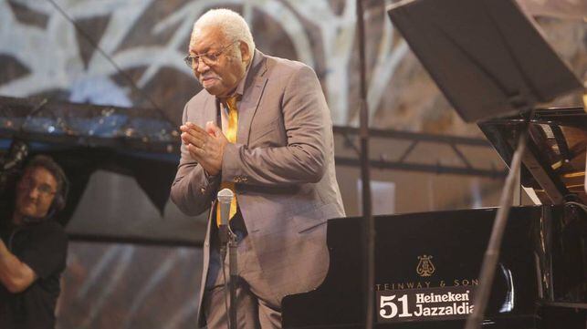 Ellis Marsalis, en el festival de jazz de San Sebastián en 2016.