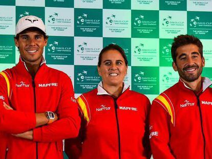 Ferrer, Nadal, Conchita Marc y Feliciano L&oacute;pez.