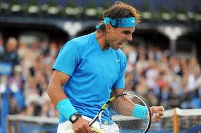 Rafael Nadal, durante el partido.