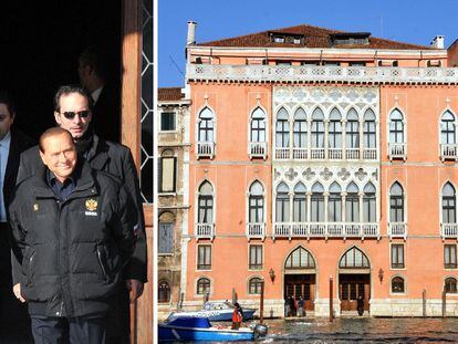 Silvio Berlusconi buscó ayer casa entre los canales de Venecia. Pero el primer ministro italiano no se conforma con una vivienda cualquiera, sino que ha visitado el Pisan Moretta, un palacio de estilo gótico tardío veneciano valorado en cerca de 10 millones de euros. Durante la visita acompañó a Berlusconi el presidente de la región del Veneto, donde esta la ciudad de los canales. "Hace tiempo que Berlusconi quiere una casa en Venecia, a ver si está vez es la buena", bromeó.  Anteriormente el primer ministro se había planteado comprar una isla entera la laguna de Venecia. Un escenario perfecto para fiestas y convites.