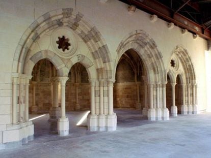 Reconstrucci&oacute;n de la capilla medieval del monasterio.