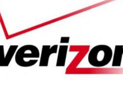 Logotipo de Verizon, compañía de banda ancha y telecomunicaciones estadounidense