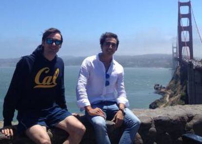 Carlos y Fernando González de Villaumbrosia, fundadores de Product School, en San Francisco, sede de la compañía.