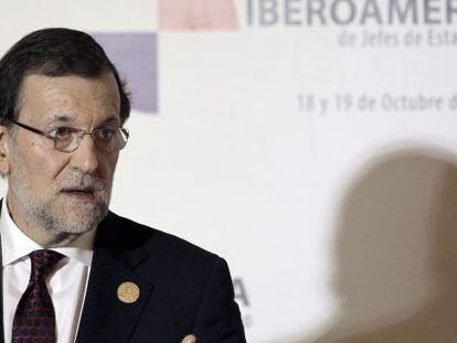 Rajoy, este s&aacute;bado en la cumbre Iberoamericana.