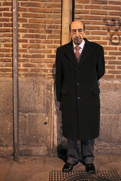 Alfonso Armada, exgeneral condenado por el intento del golpe del 23-F, en una calle de Madrid, la semana pasada.