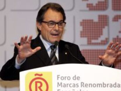 El presidente de Catalu&ntilde;a, Artur Mas.