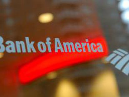 Logotipo del Bank of America en una sucursal de Nueva York, Estados Unidos. EFE/Archivo