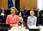 La activista Greta Tunberg y la presidenta de la Comisión Europea, Ursula von der Leyen.
