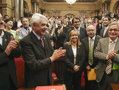Ple de la votació de l'Estatut de el 30 de Catalunya el setembre de 2005.