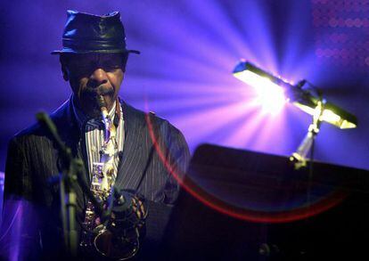 Ornette Coleman durante el festival de jazz de Montreux, el pasado 2 de julio de 2006.