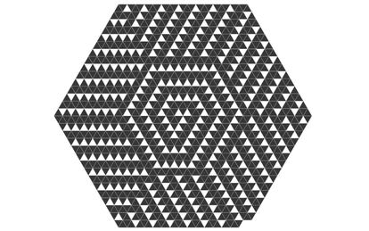 Una familia de figuras amplia donde uno de los elementos repetidos es un triángulo.