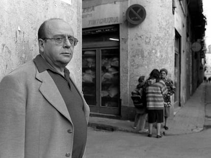 Manuel Vázquez Montalbán a Barcelona el 1997.