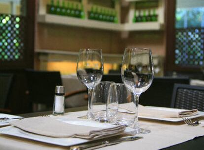 Comedor del restaurante madrileño El Oso.