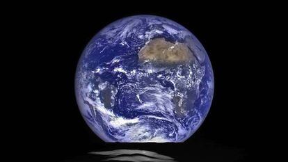 Imagen de la Tierra desde la Luna.