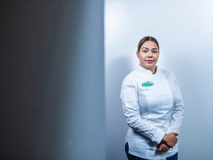 La chef María Marte, en la sede de la Secretaría General Iberoamericana, en Madrid.