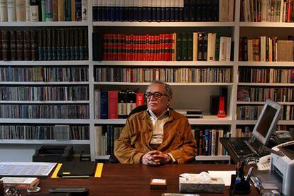 Gabriel García Márquez, en su casa de México en 2007.