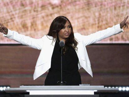 Lynne Patton, en la convenci&oacute;n republicana del pasado julio