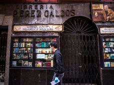 Libreria Perez Galdos, en la calle Hortaleza de Madrid.