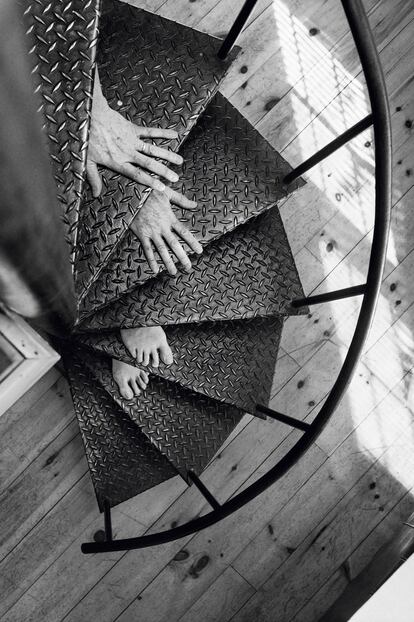 <i>Desnudo bajando una escalera, Rockport, Maine</i> (2005).