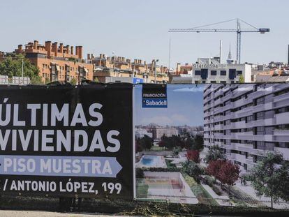 Promoción de viviendas en Madrid.