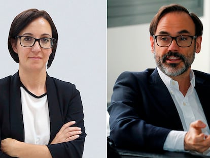 Los periodistas Gemma Robles y Fernando Garea.