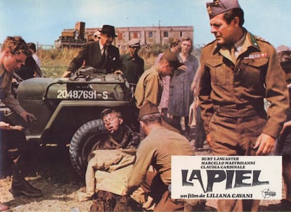 Cartel publicitario de 'La piel'.