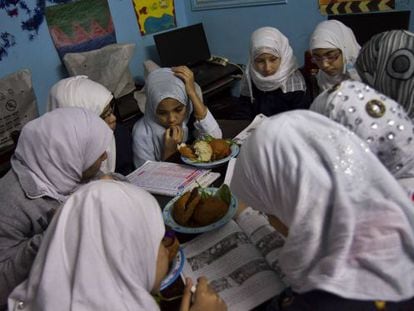 Sede de la asociaci&oacute;n bint al-Nil, en el barrio de Dar Es Salam, cerca de El Cairo. 