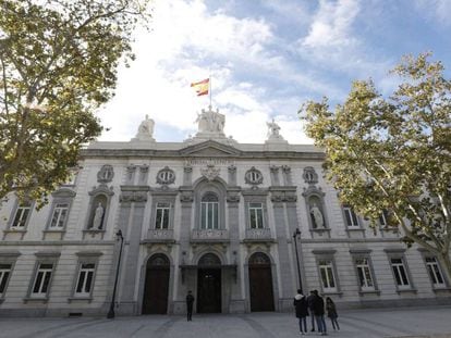 Edificio del Tribunal Supremo en Madrid.