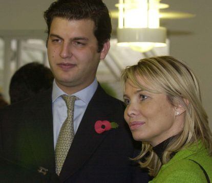 El príncipe Casimir Zu Sayn-Wittgenstein-Sayn y su entonces esposa, Corinna, en 2002.
