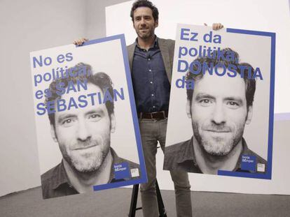 FOTO: Borja Sémper, en la presentación de su candidatura a la alcaldía de San Sebastián. / VÍDEO: Campaña de Sémper para las elecciones municipales.