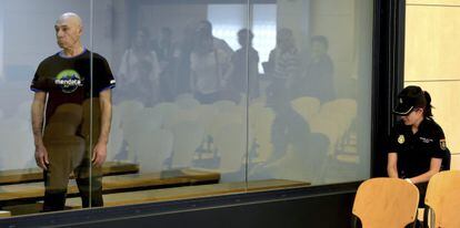 Santi Potros, en el juicio de este miércoles en la Audiencia Nacional.