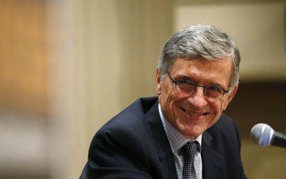 El presidente de la FCC, Thomas Wheeler, durante una comparecencia reciente.