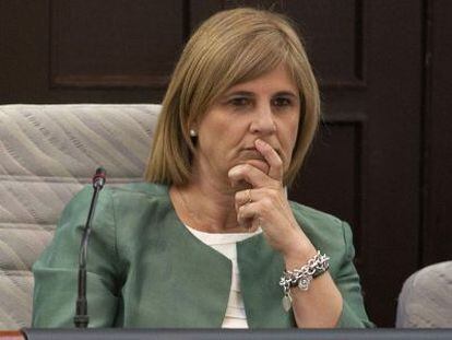 Mar&iacute;a Jos&eacute; Garc&iacute;a Pelayo en un pleno en 2013.