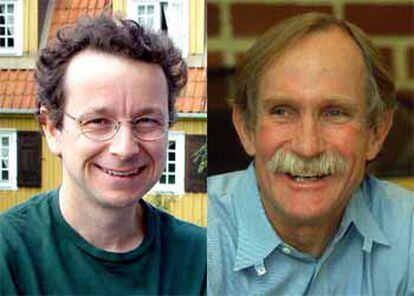 Roderick MacKinnon (izquierda) y Peter Agre, premiados con el Nobel de Química.