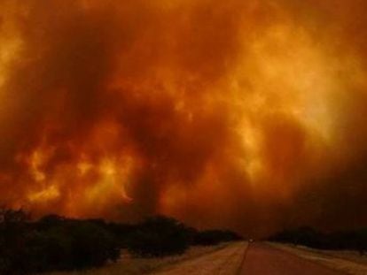 Los incendios arrasan tierras productivas en Río Negro, La Pampa y sur de Buenos Aires