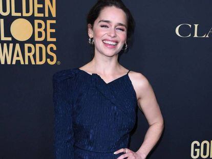 Emilia Clarke, en California (EE UU), el pasado jueves. En vídeo, el audio de la entrevista.