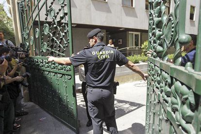 Registro judicial en la SGAE, el pasado viernes 1.