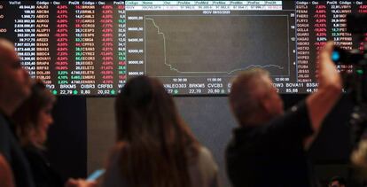 Imagen de la Bolsa de Sao Paulo.