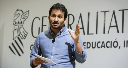 El consejero de Educación, Vicent Marzà, en la presentación de este curso escolar.