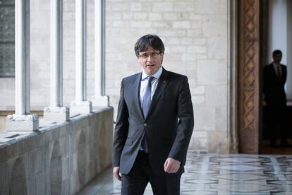 El presidente de la Generalitat, Carles Puigdemont.