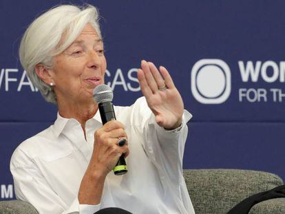 Christine Lagarde, directora gerente del Fondo Monetario Internacional