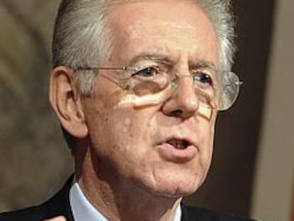 El primer ministro italiano, Mario Monti.