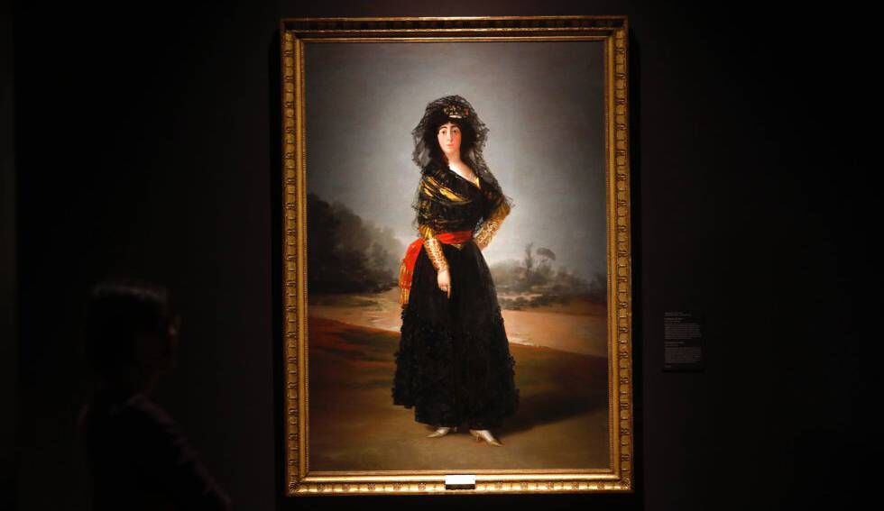 'Duquesa de Alba', de Goya, es una de las piezas más importantes de pintura de la muestra 'Tesoros'.