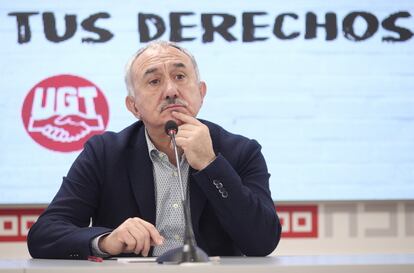 Pepe Álvarez, secretario general de UGT.